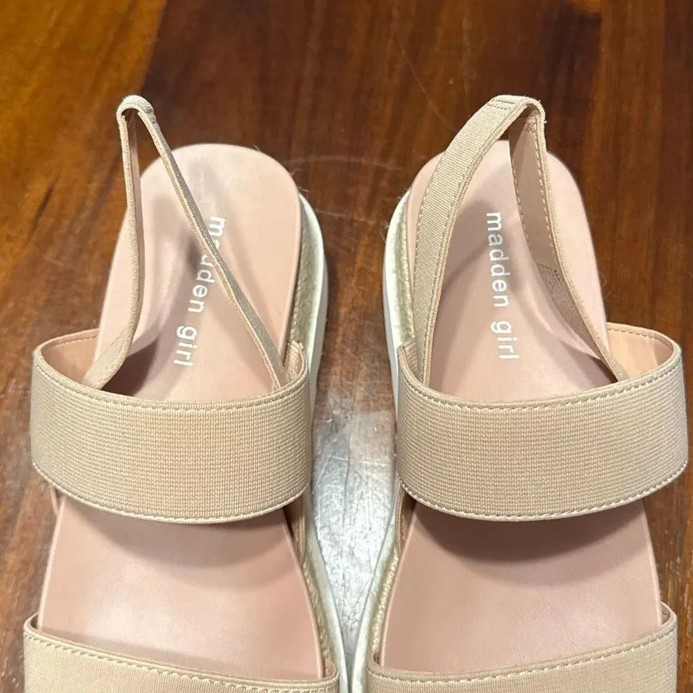Madden Girl Marcy Platform Chunky Light Pink Sandals Women’s US 8M - Picture 3 of 8